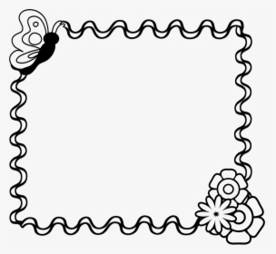 Black And White Chevron Clip Art - School Border Black And White, HD Png Download, Transparent PNG