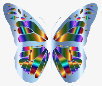 Iridescent Monarch Butterfly 23 Clip Arts - Iridescent Clipart, HD Png Download, Transparent PNG