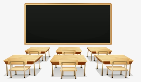 Student Clipart Desk - Tables And Chairs Classroom, HD Png Download, Transparent PNG
