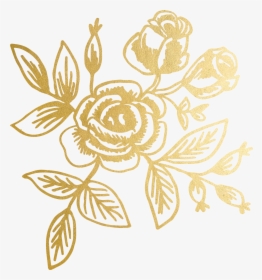 Transparent Gold Floral Pattern , Png Download - Transparent Flower Pattern Png, Png Download, Transparent PNG