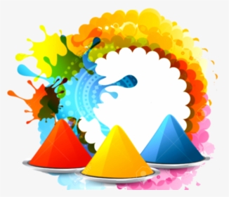 Transparent Color Splatter Png - Holi Background Hd Png, Png Download, Transparent PNG