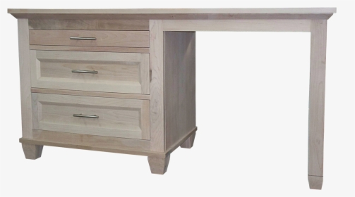 Algonquin Student Desk In Unfinished Brown Maple - Drawer, HD Png Download, Transparent PNG