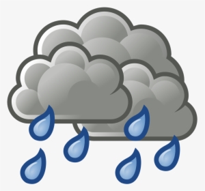 Rain Cloud Thunderstorm Clip Art - Showers Weather, HD Png Download, Transparent PNG