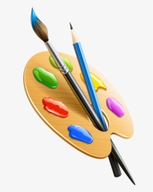 Palette Png - Art Paint Brush Png, Transparent Png, Transparent PNG