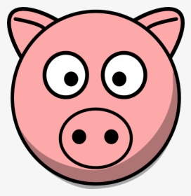 Pig Head Svg Clip Arts - Pig Face Clipart, HD Png Download, Transparent PNG