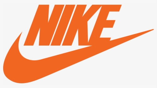 Logo Brand Nike Swoosh White - Black And Orange Nike Logo, HD Png Download, Transparent PNG
