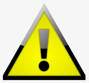 Transparent Police Tape Png - Yellow And Black Warning Sign, Png Download, Transparent PNG