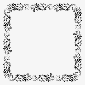 Fall Borders Clip Art Black And White Free, HD Png Download, Transparent PNG