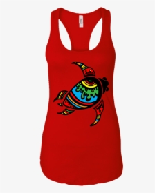 Color Splash Turtle Ladie S Shirts - Active Tank, HD Png Download, Transparent PNG