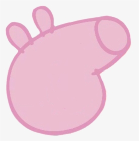 Transparent Pig Clipart - Peppa Pig Face Png, Png Download, Transparent PNG