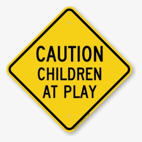 Children At Play Signs - Dead End Sign Cartoon, HD Png Download, Transparent PNG