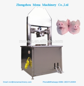 Pig Head Cutting Split Machine,electric Meat Bone Cutter - Domestic Pig, HD Png Download, Transparent PNG