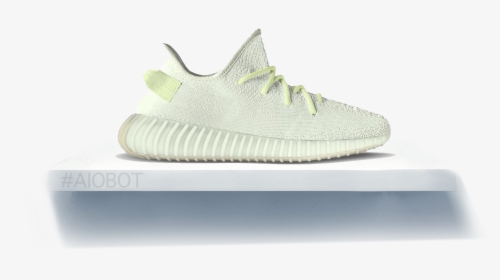 White,footwear,nike Shoe,outdoor Shoe,beige,athletic - Yeezy Boost 350 V2 Butter Butter, HD Png Download, Transparent PNG