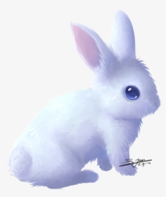 Easter Bunny Domestic Rabbit Hare Clip Art - Cute Rabbit Transparent Background, HD Png Download, Transparent PNG