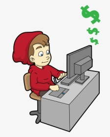 7 Legit Ways To Make Money Online - Guy Earn Money Online, HD Png Download, Transparent PNG