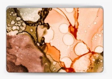 Orange Color Splash Skin Laptop - Stained Glass, HD Png Download, Transparent PNG