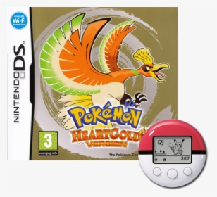 Heartgold Version With Pokewalker (pwned) - Pokemon Heartgold Game Cover, HD Png Download, Transparent PNG