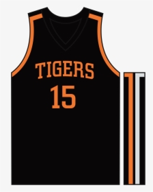 Transparent Usa Basketball Logo Png - Basketball Jersey Design Black And Orange, Png Download, Transparent PNG