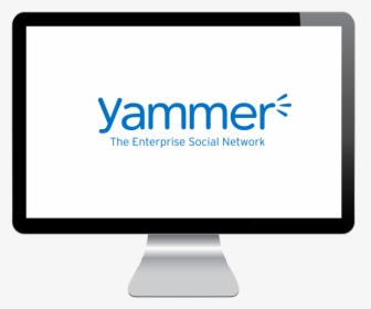 Yammer - Computer Monitor, HD Png Download, Transparent PNG
