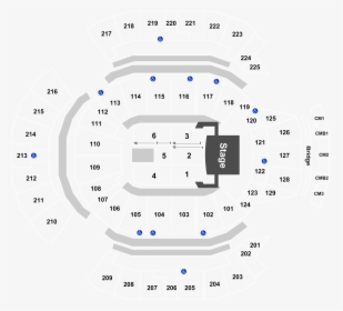 Chase Center Seating Chart View For A Concert