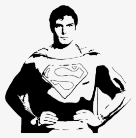 Superman Stencils, HD Png Download, Transparent PNG