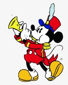 Magician Clipart Mickey Mouse - Marching Band Mickey Mouse, HD Png Download, Transparent PNG
