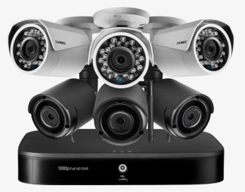 8-channel System With 3 Wireless And 3 Hd 1080p Resolution - Cameras De Surveillance Png, Transparent Png, Transparent PNG