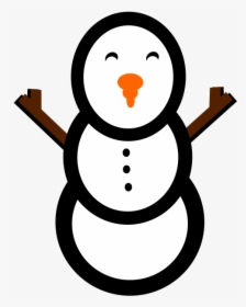 Snowman-1574241932 - Clipart Christmas Simple, HD Png Download, Transparent PNG