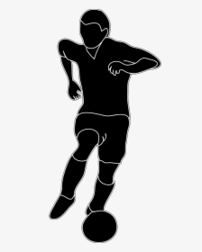 Female Singer Silhouette - Football Animation Black And White, HD Png Download, Transparent PNG