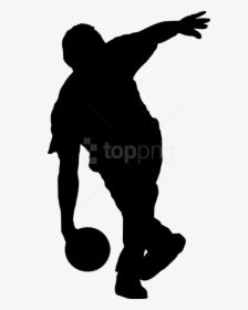 Free Png Sport Bowling Silhouette Png - Bowling Silhouette Png, Transparent Png, Transparent PNG