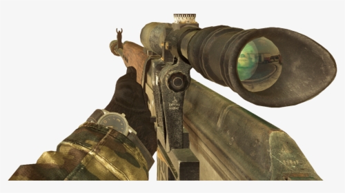 The Truth Behind Quickscoping - Dragunov Suppressor Cod, HD Png Download, Transparent PNG
