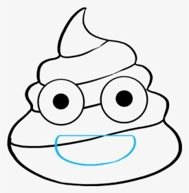 How To Draw Poop Emoji - Draw A Poop Emoji, HD Png Download ...