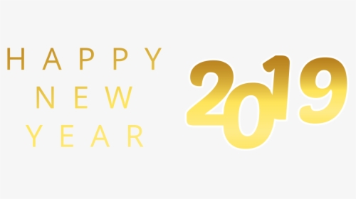 Happy New Year Gold Png - Graphics, Transparent Png, Transparent PNG