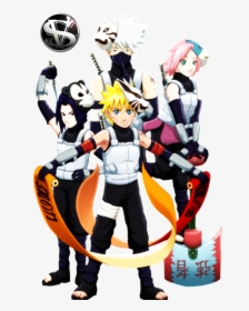Naruto Et Sasuke Et Sakura Et Kakashi, HD Png Download, Transparent PNG