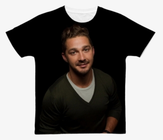 Shia Labeouf ﻿classic Sublimation Adult T Shirt   Class - Man, HD Png Download, Transparent PNG