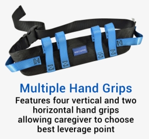 Secure® Six Hand Grip Transfer & Walking Belt - Walking Gait Belt, HD Png Download, Transparent PNG