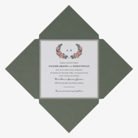 Flower Crown Wedding Invitation - Support Réglable, HD Png Download, Transparent PNG