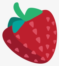 Strawberries Clipart Emoji - Strawberry, HD Png Download, Transparent PNG