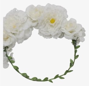 Fashion Bride Flower Crown With Green Wire And Leaves - Artificial Flower, HD Png Download, Transparent PNG