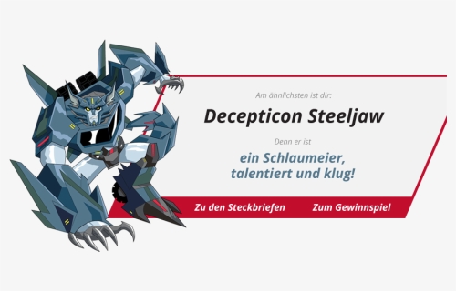 Decepticon Png -robots In Disguise - Werewolf Transformer, Transparent Png, Transparent PNG