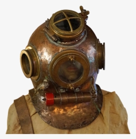 Divers, Helm, Divers Helmet, Old, Diving, Navy, Thread - Diving Helmet Transparent, HD Png Download, Transparent PNG