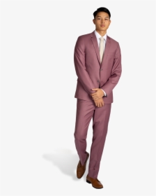 Rose Pink Suit - Light Maroon Suit Men, HD Png Download, Transparent PNG