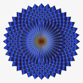 Blue,electric Blue,symmetry - Half Animated Sun Transparent, HD Png Download, Transparent PNG