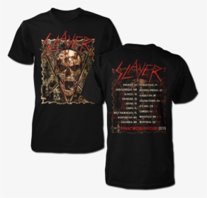 Skull Collage 2019 Tour Tee - Slayer Tour T Shirt, HD Png Download, Transparent PNG