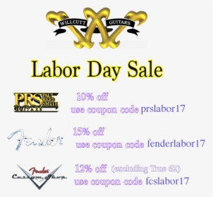 Labor Day Sale - Fender Custom Shop, HD Png Download, Transparent PNG