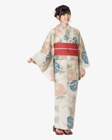 Transparent Japanese Girl Png - Woman In Kimono Png, Png Download, Transparent PNG