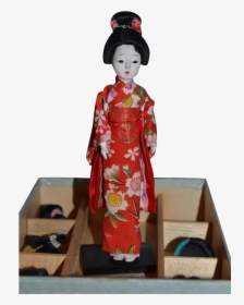 Transparent Japanese Girl Png - Japanese Doll With Six Wigs, Png Download, Transparent PNG