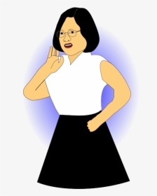 Japanese Politician Lady - Girl Talking Gif Png, Transparent Png, Transparent PNG