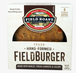 Hand-formed Fieldburger - Field Roast Field Burger, HD Png Download, Transparent PNG