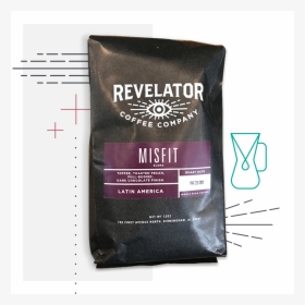 Coffee Bag Design For Revelator Coffee In Nashville, - Paper Bag, HD Png Download, Transparent PNG